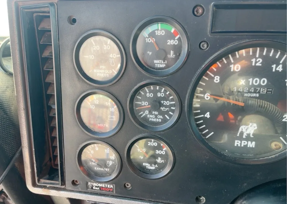 1998 Mack CH613 Tri/A 11 yard Hydraulic Dump Heavy